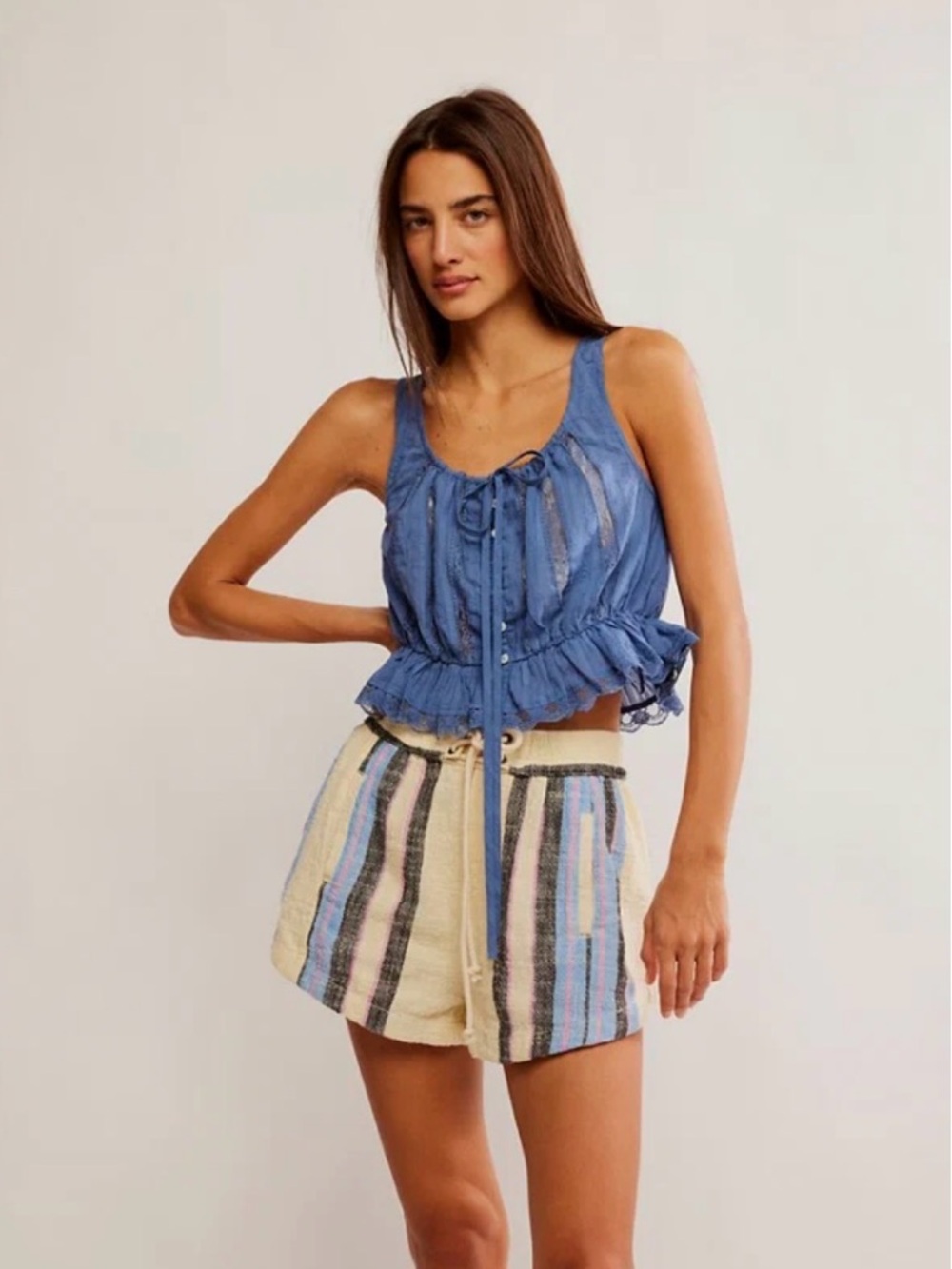 BNWT FREE PEOPLE ALANA LACE TANK TOP €88 EUR